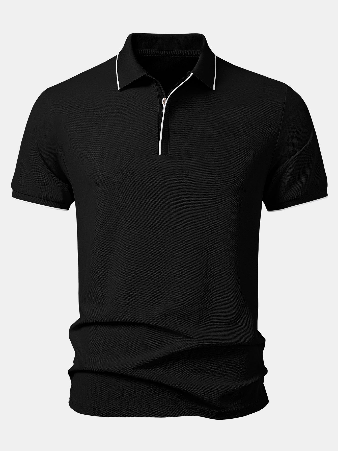 Covered-Zip Polo - Image 6