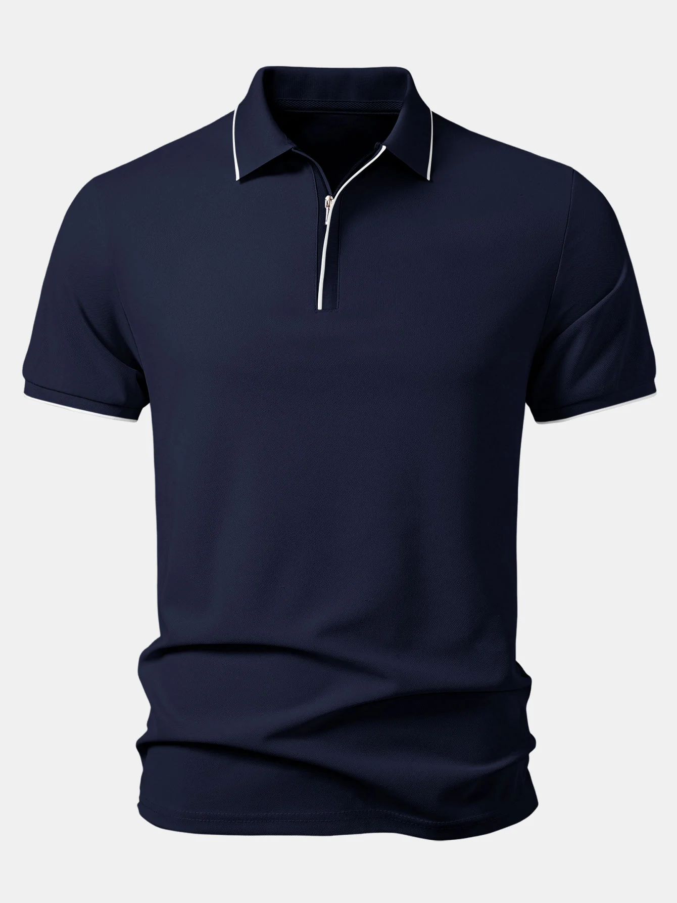 Covered-Zip Polo - Image 7