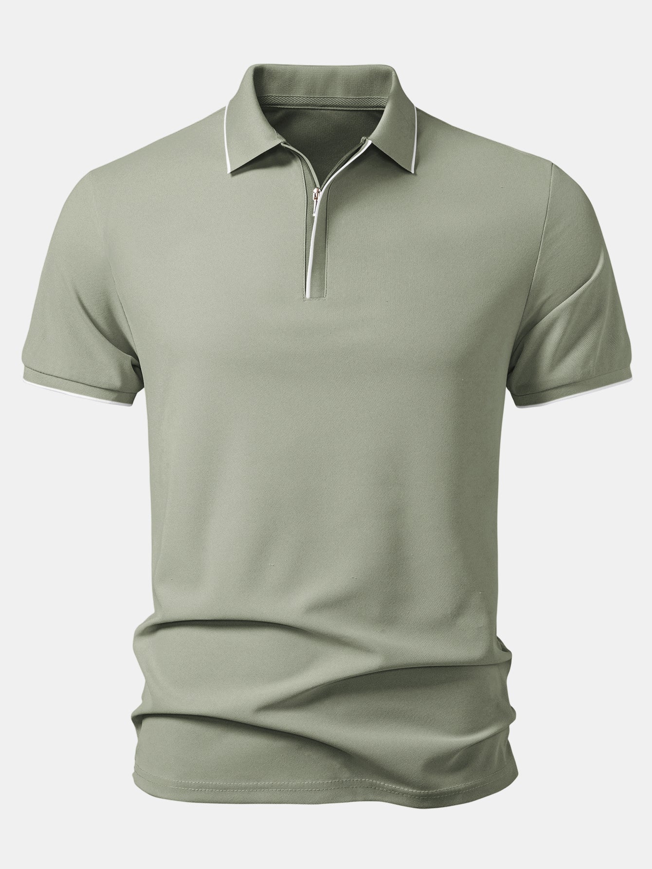 Covered-Zip Polo - Image 9