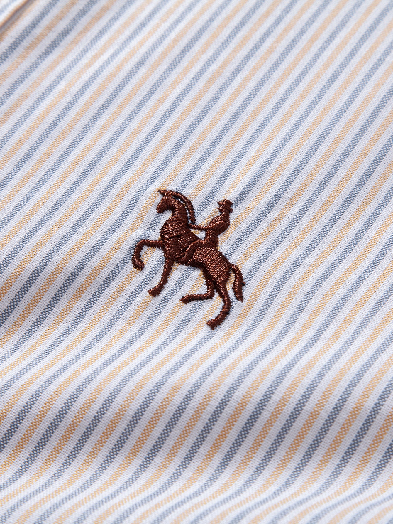 Cowboy Stickerei Baumwolle Kariertes Streifenhemd - Image 4