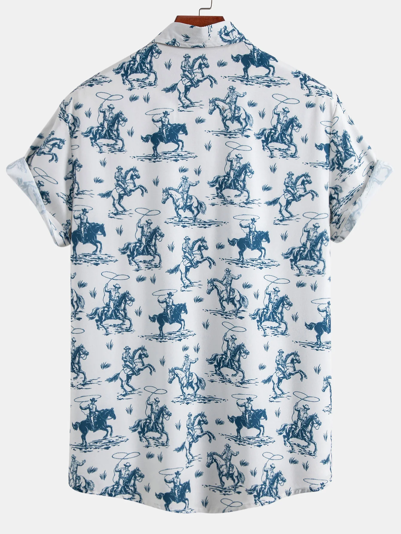 Cowboy-Print Hemd mit Knöpfen - Image 2