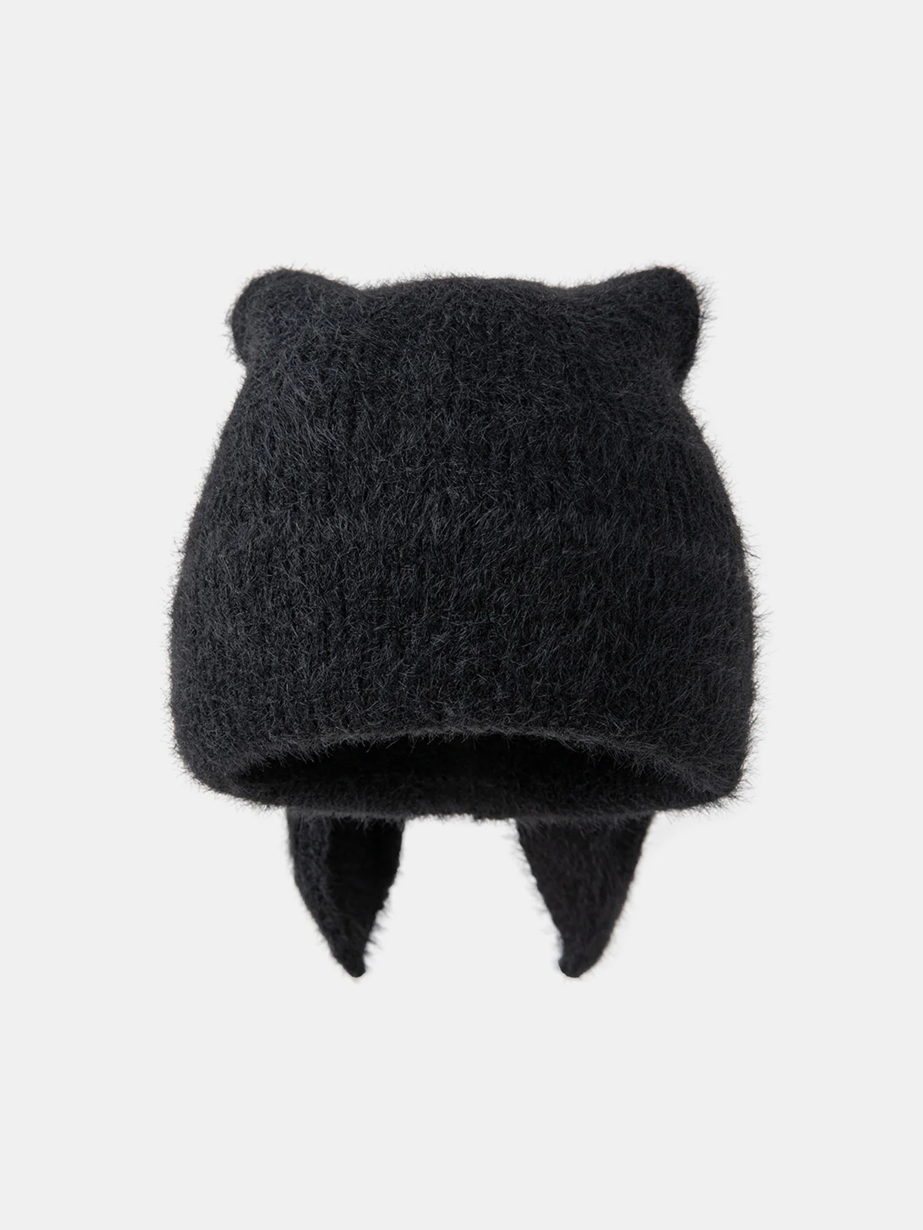 Cozy Knitted Bunny Ears Beanie Hat - Image 7