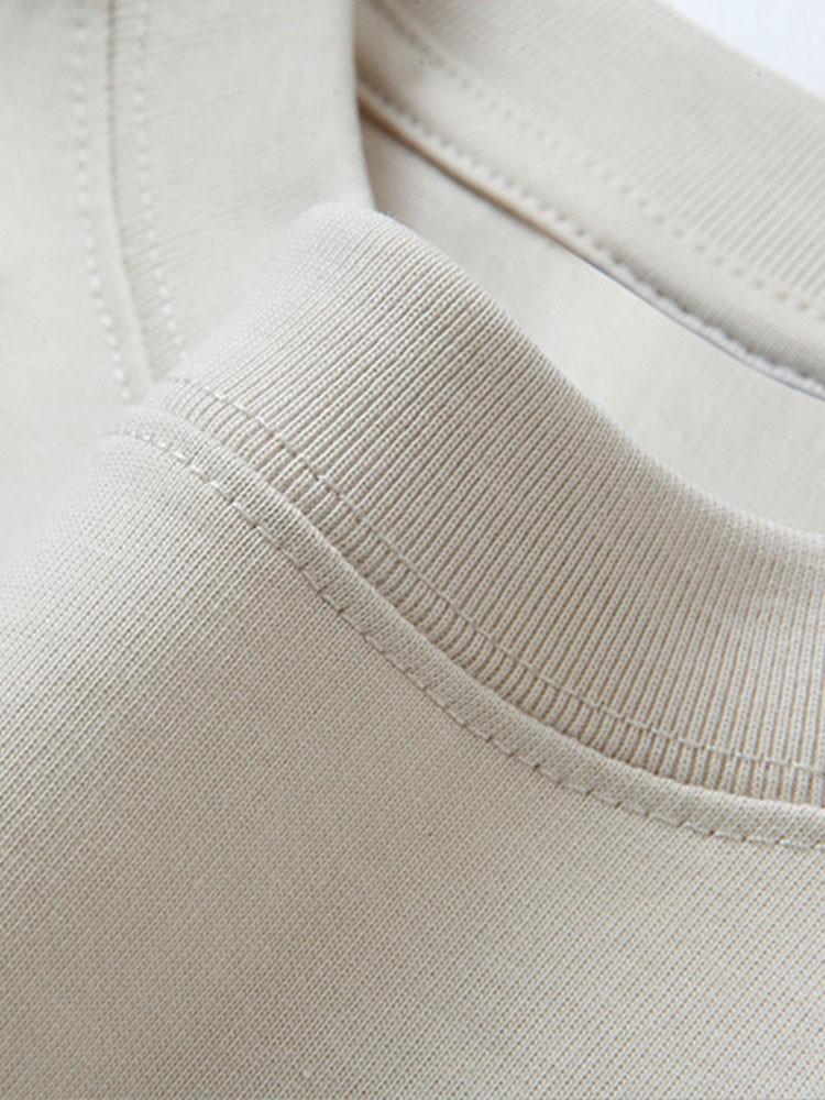 Erstellen Sie Adam Print Schwergewicht Übergröße T-Shirt - Image 16