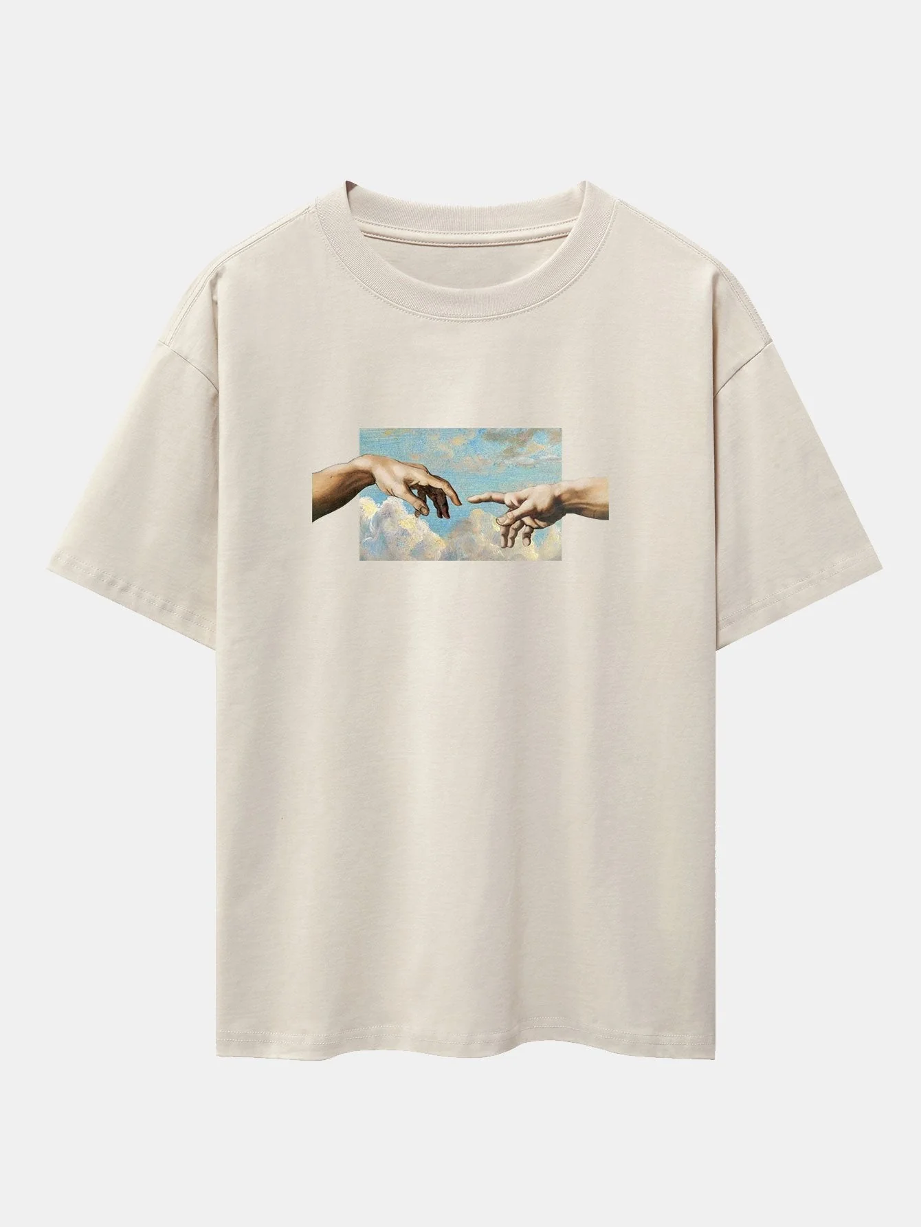 Erstellen Sie Adam Print Schwergewicht Übergröße T-Shirt & Cordshorts - Image 5