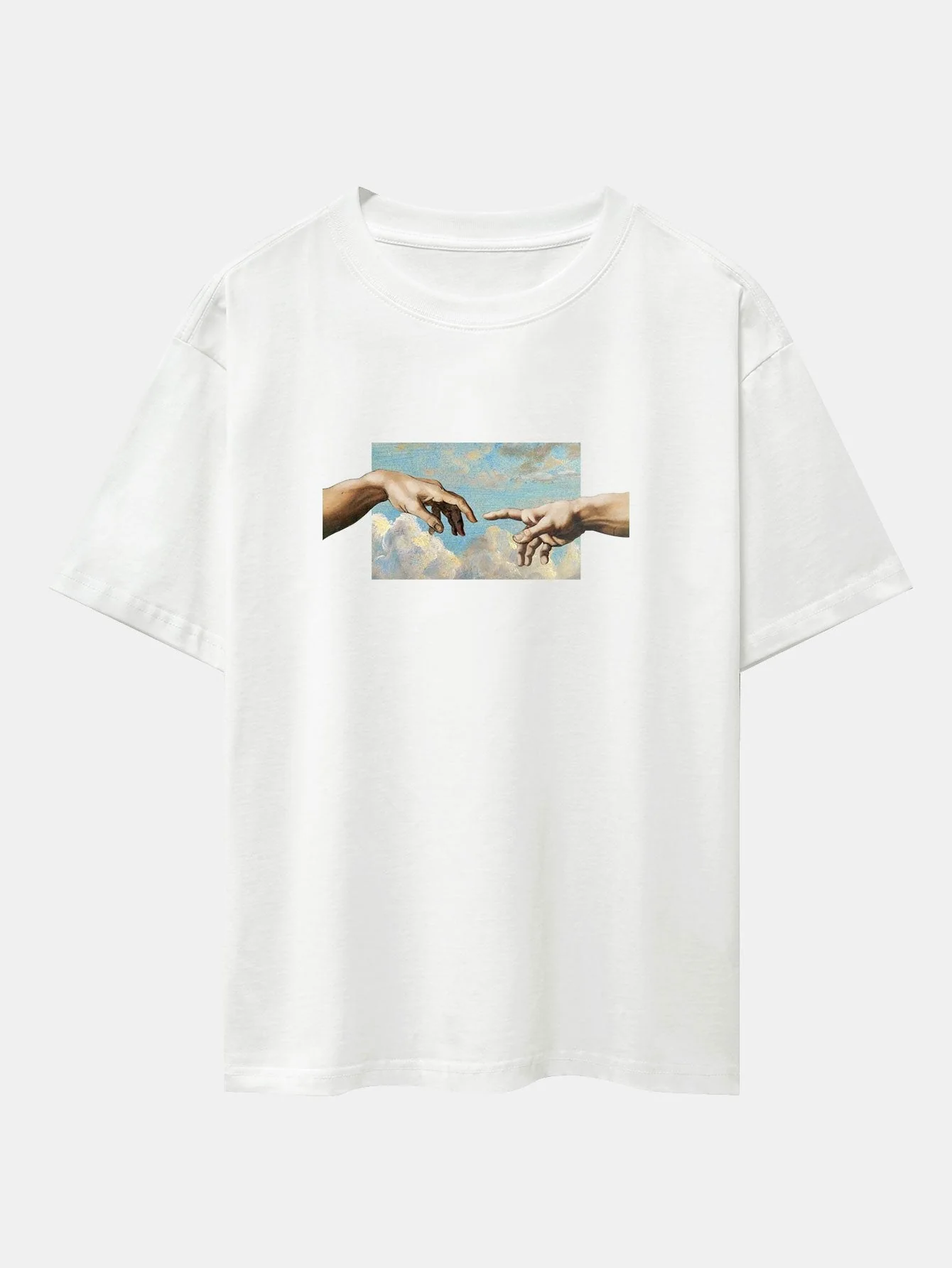 Erstellen Sie Adam Print Schwergewicht Übergröße T-Shirt & Cordshorts - Image 6