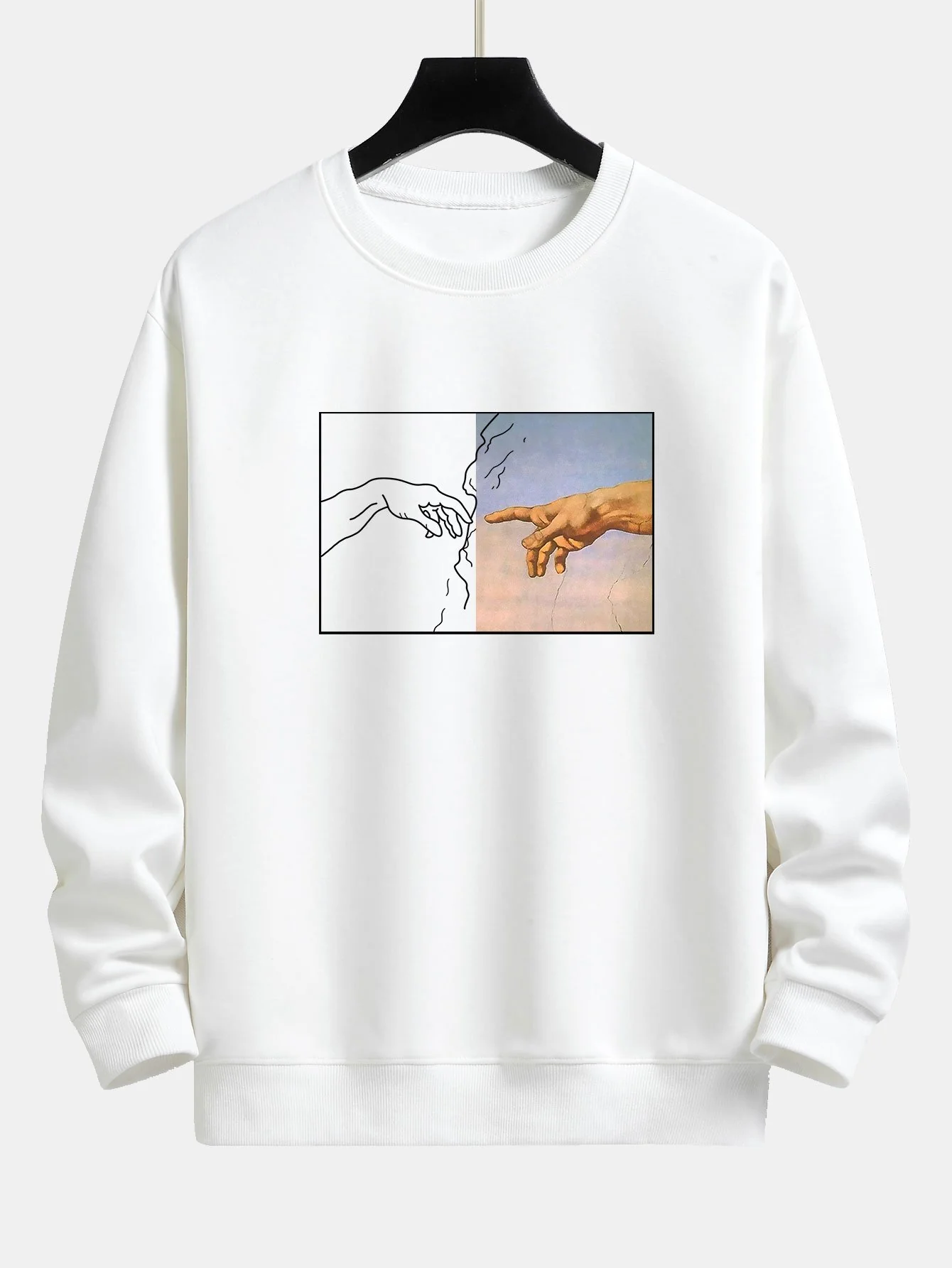 Erstellen Sie Adam Print Relax Fit Sweatshirt - Image 2