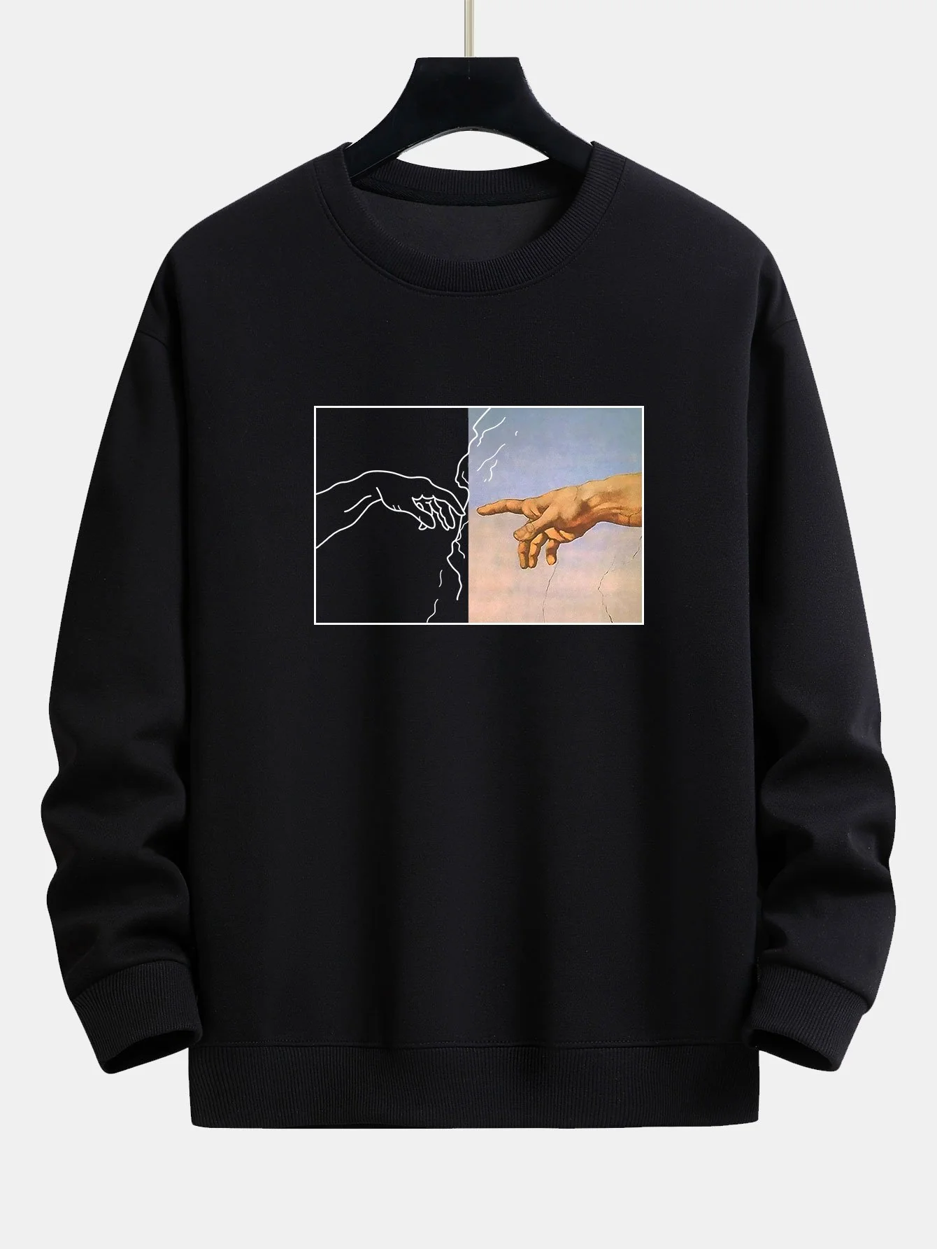 Erstellen Sie Adam Print Relax Fit Sweatshirt - Image 3