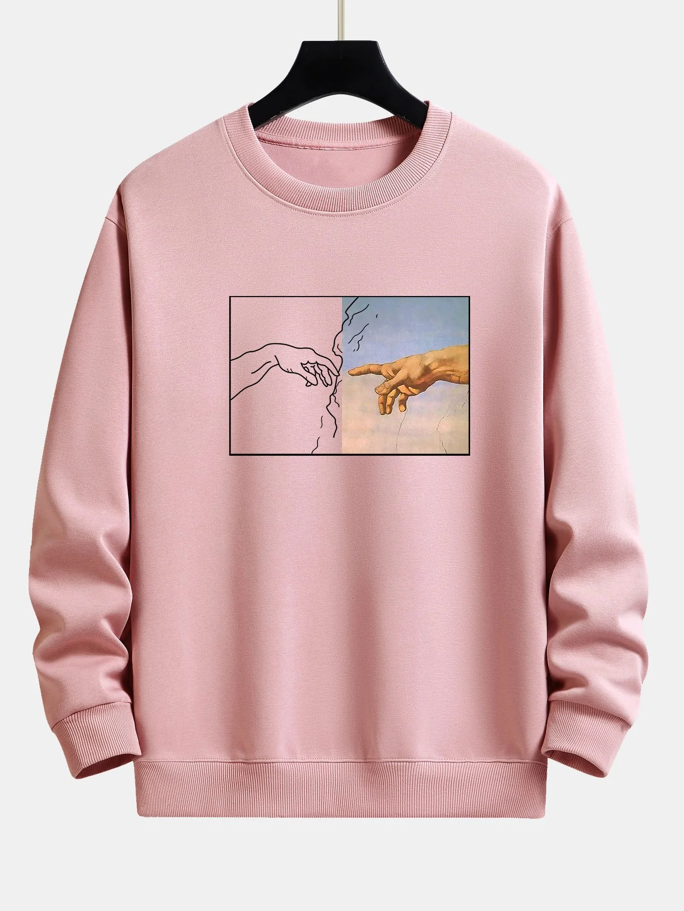 Erstellen Sie Adam Print Relax Fit Sweatshirt - Image 5
