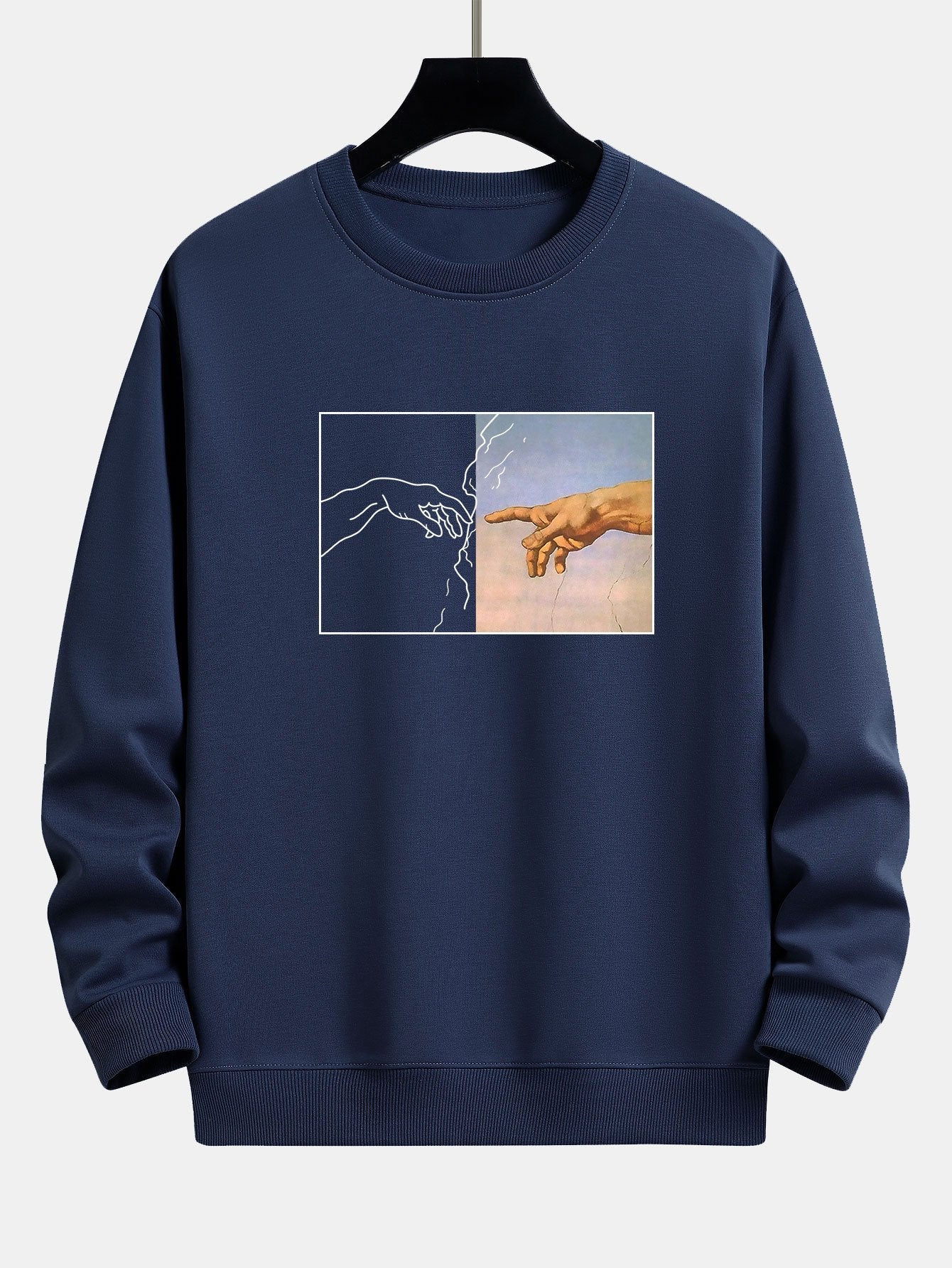 Erstellen Sie Adam Print Relax Fit Sweatshirt - Image 7