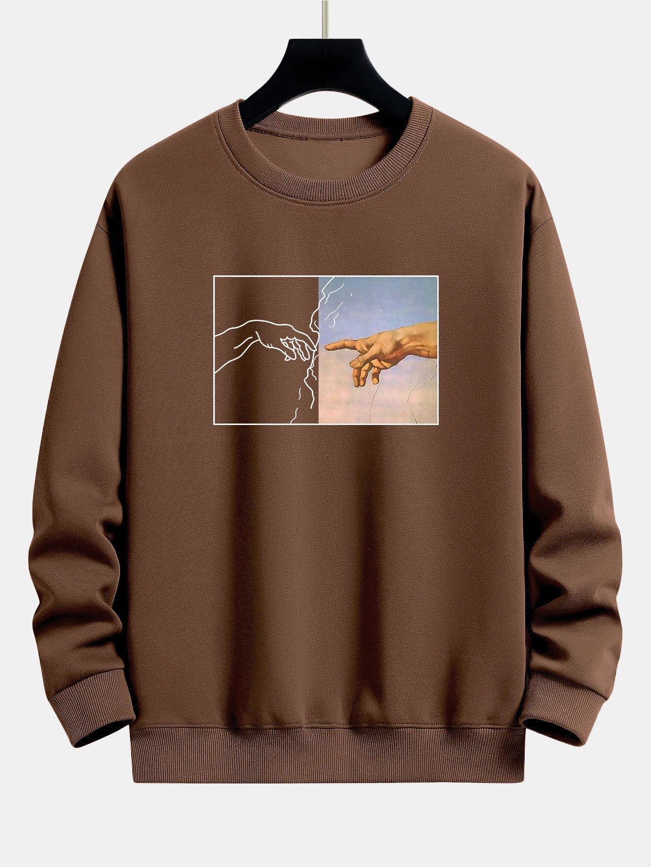 Erstellen Sie Adam Print Relax Fit Sweatshirt - Image 8