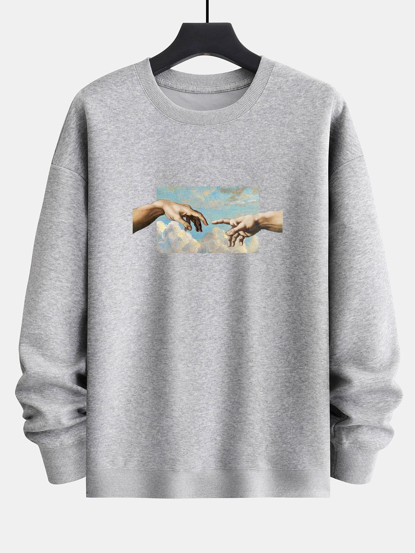 Erstellen Sie Adam Print Relax Fit Sweatshirt - Image 4