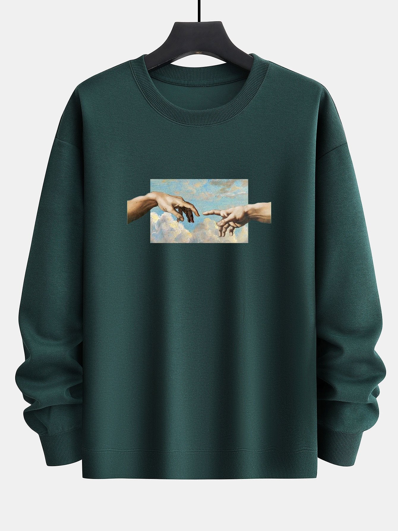 Erstellen Sie Adam Print Relax Fit Sweatshirt - Image 5