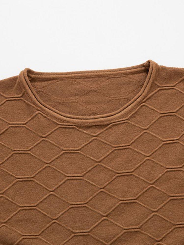 Slim Fit Rundhals Strickpullover - Image 6