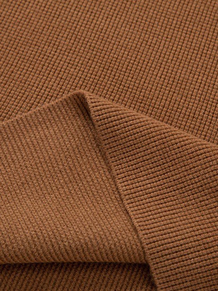 Slim Fit Rundhals Strickpullover - Image 9