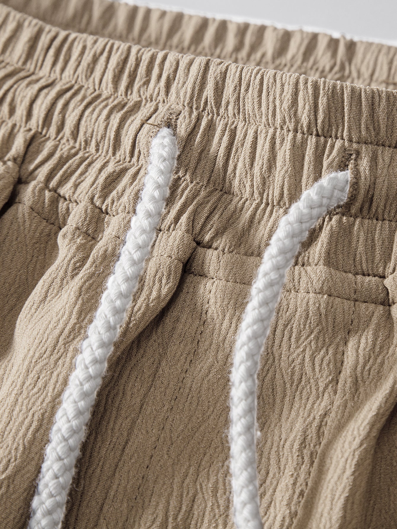 Crinkle Textured Drawstring 5" Shorts - Image 11