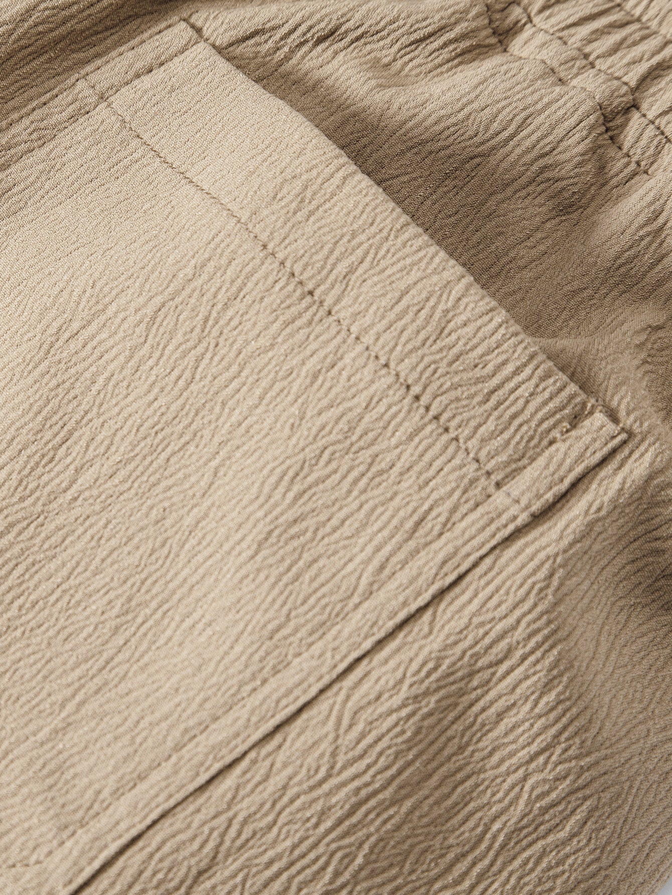 Crinkle Textured Drawstring 5" Shorts - Image 13