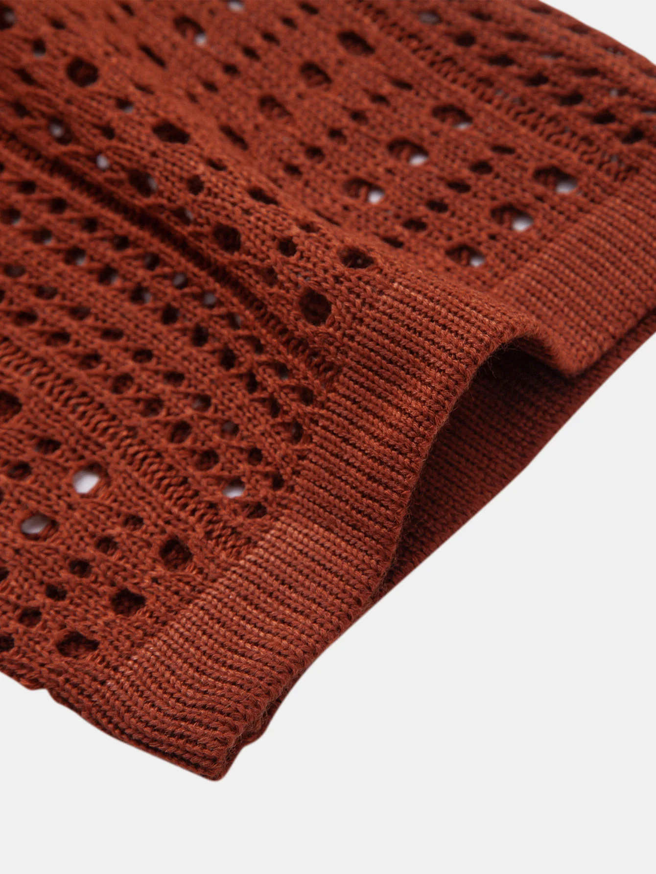 Häkel V-Ausschnitt Poloshirts Shirt - Image 11