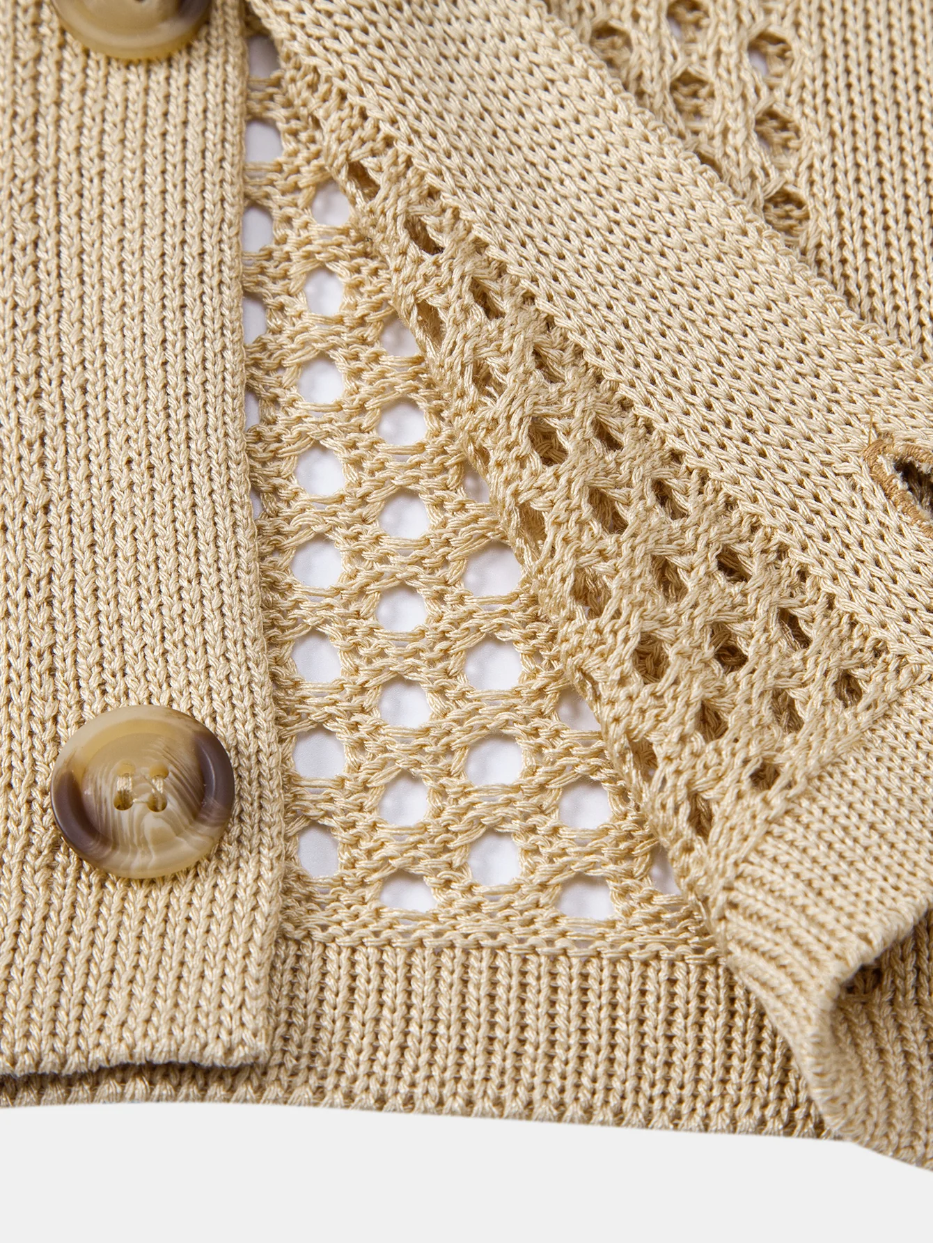 Crocheted Button Up Shirt - Image 11