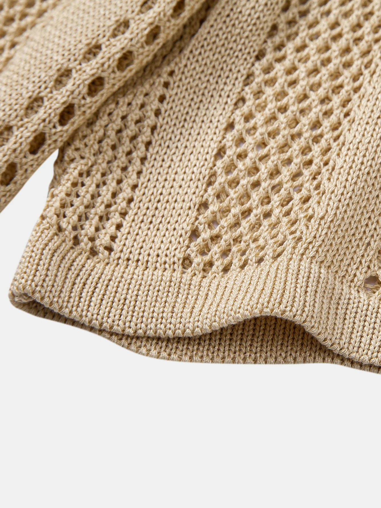 Crocheted Button Up Shirt - Image 12