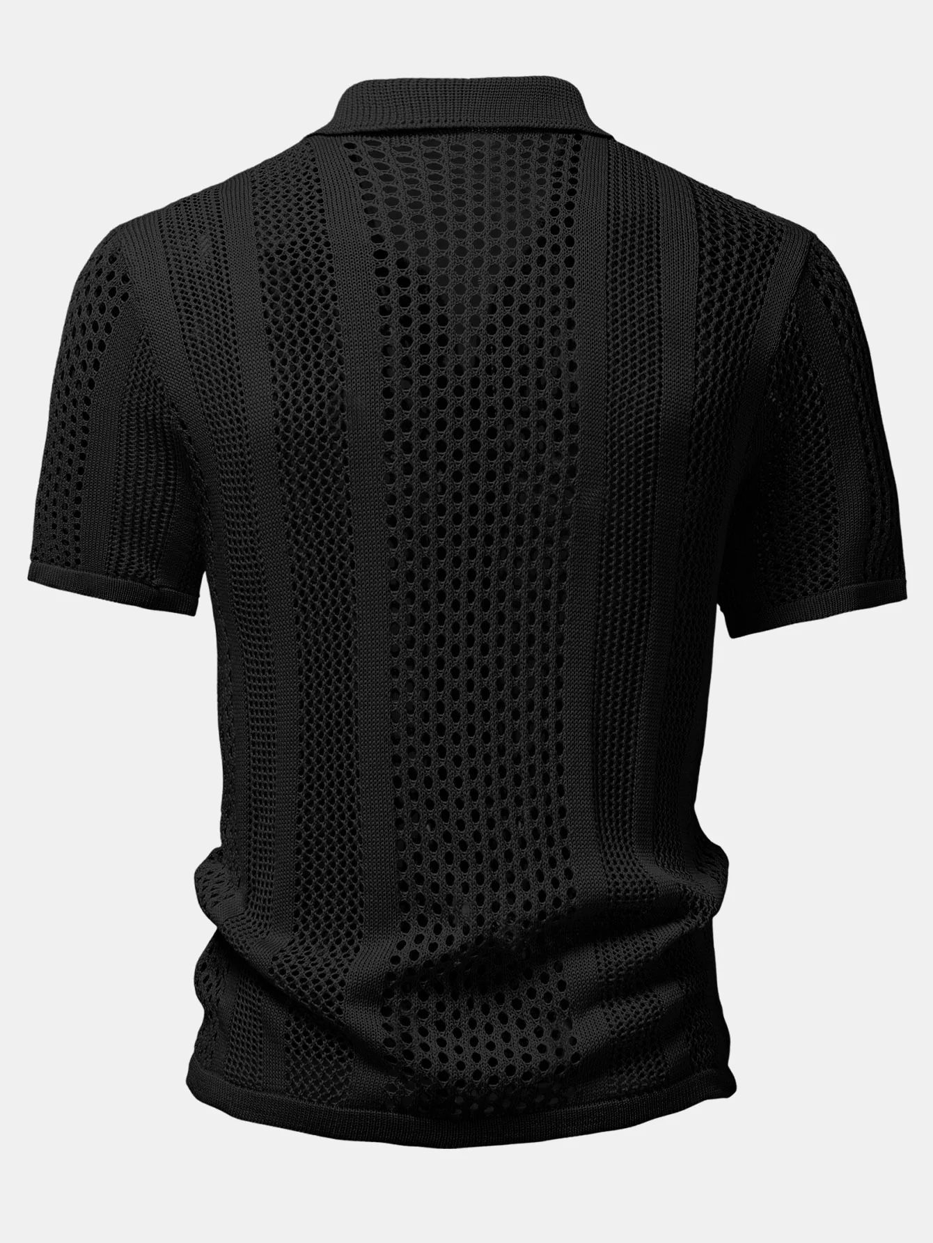 Crocheted Button Up Shirt - Image 6