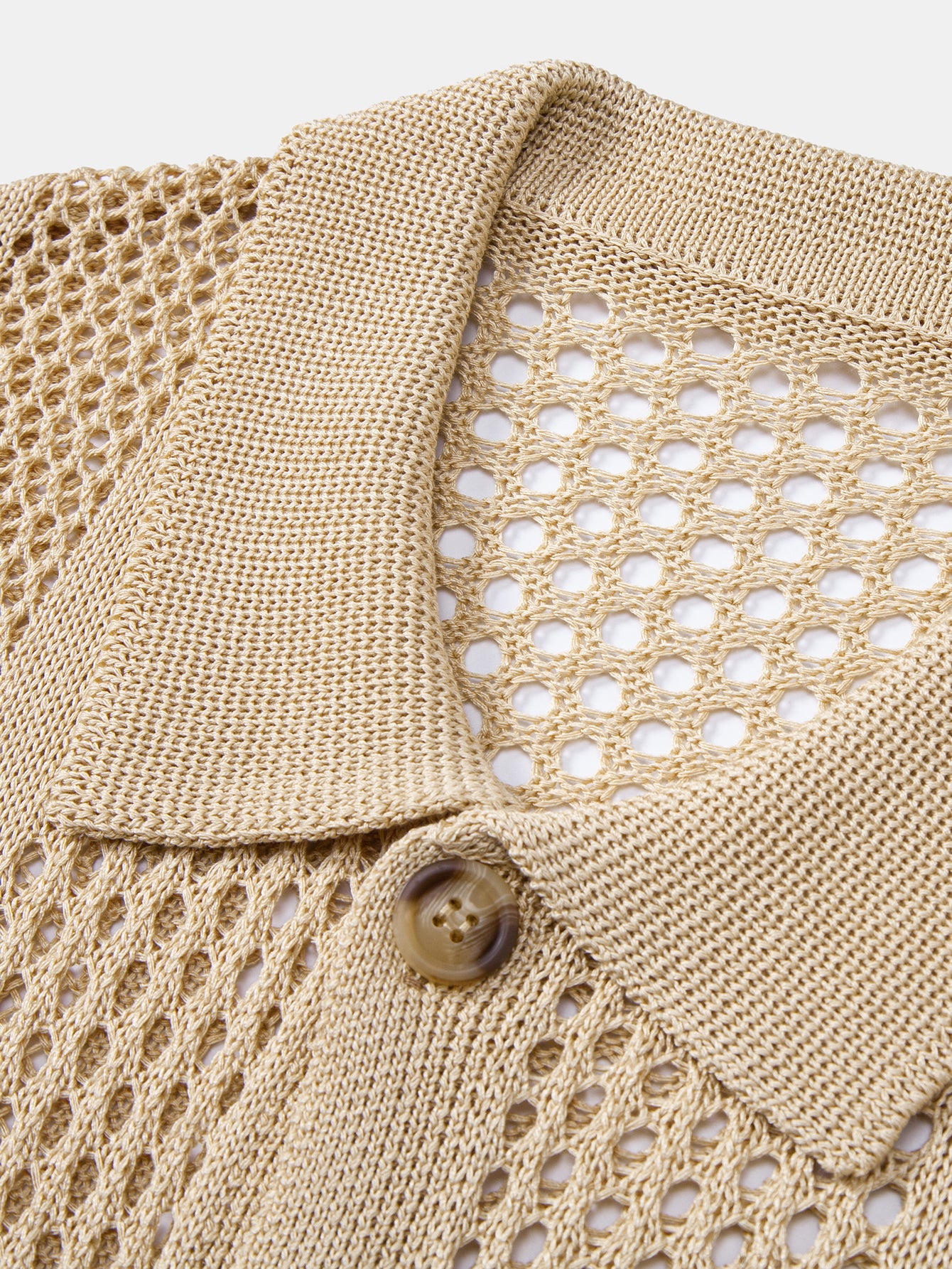 Crocheted Button Up Shirt - Image 9