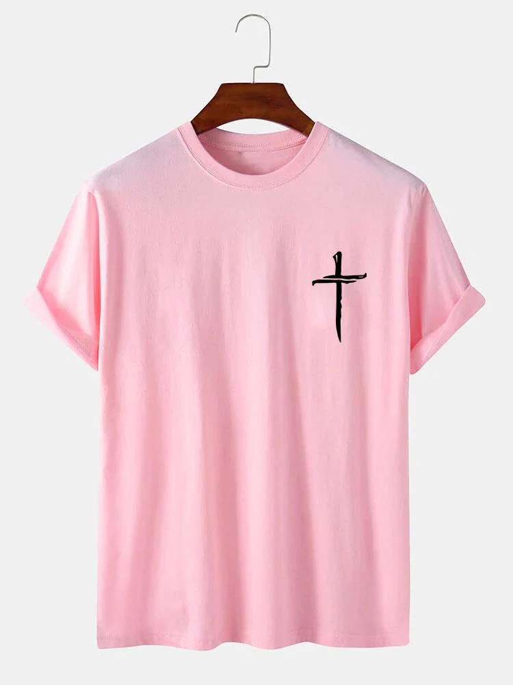 T-Shirt mit Kreuz-Print - Image 10