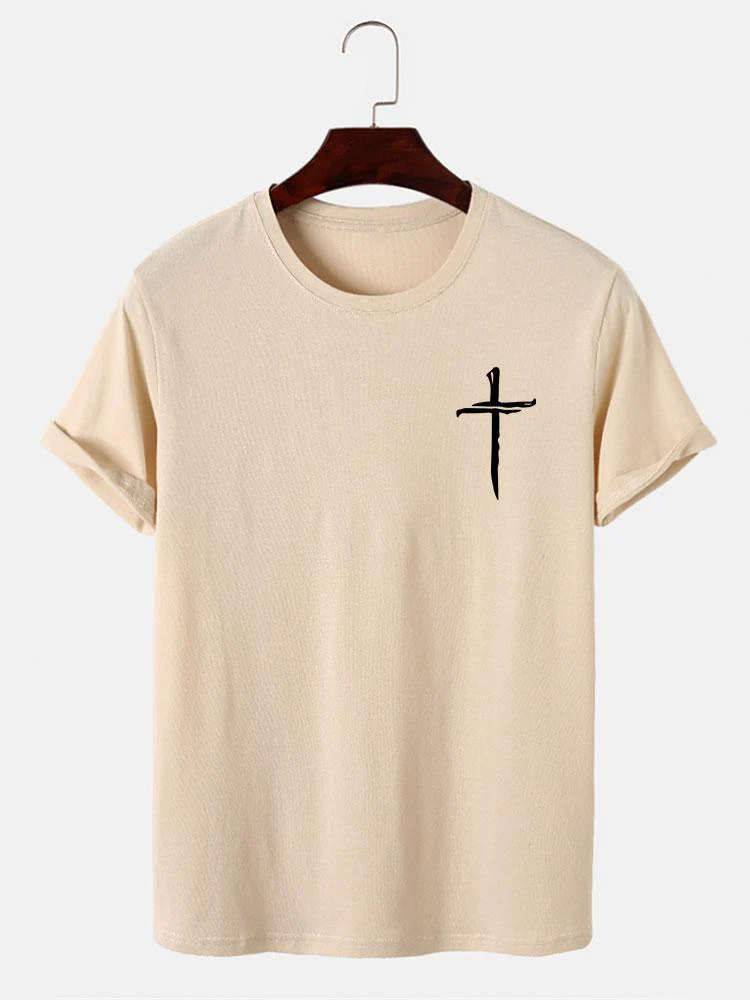 T-Shirt mit Kreuz-Print - Image 3