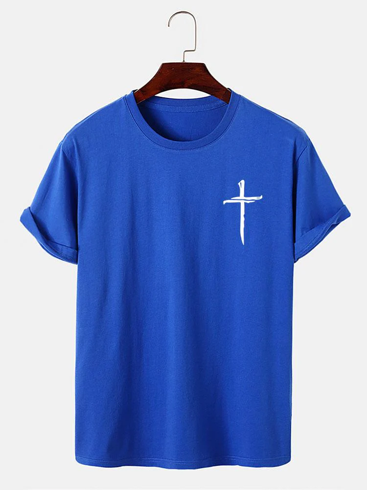 T-Shirt mit Kreuz-Print - Image 4