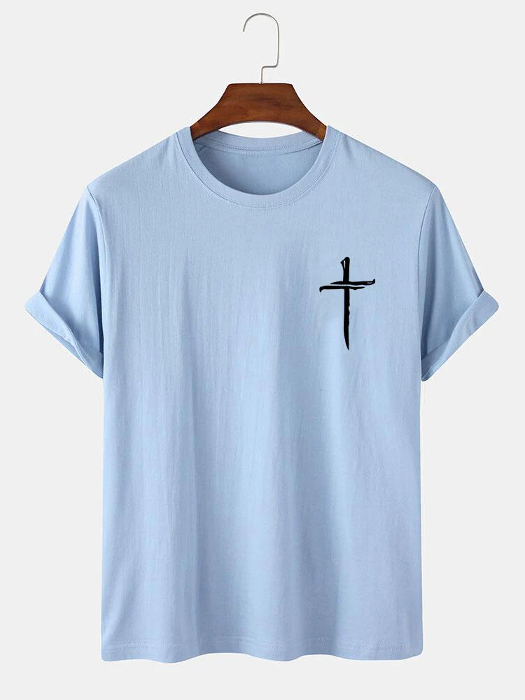 T-Shirt mit Kreuz-Print - Image 6
