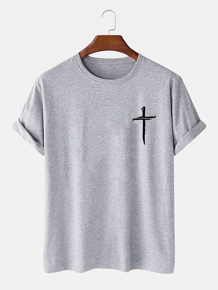 T-Shirt mit Kreuz-Print - Image 8