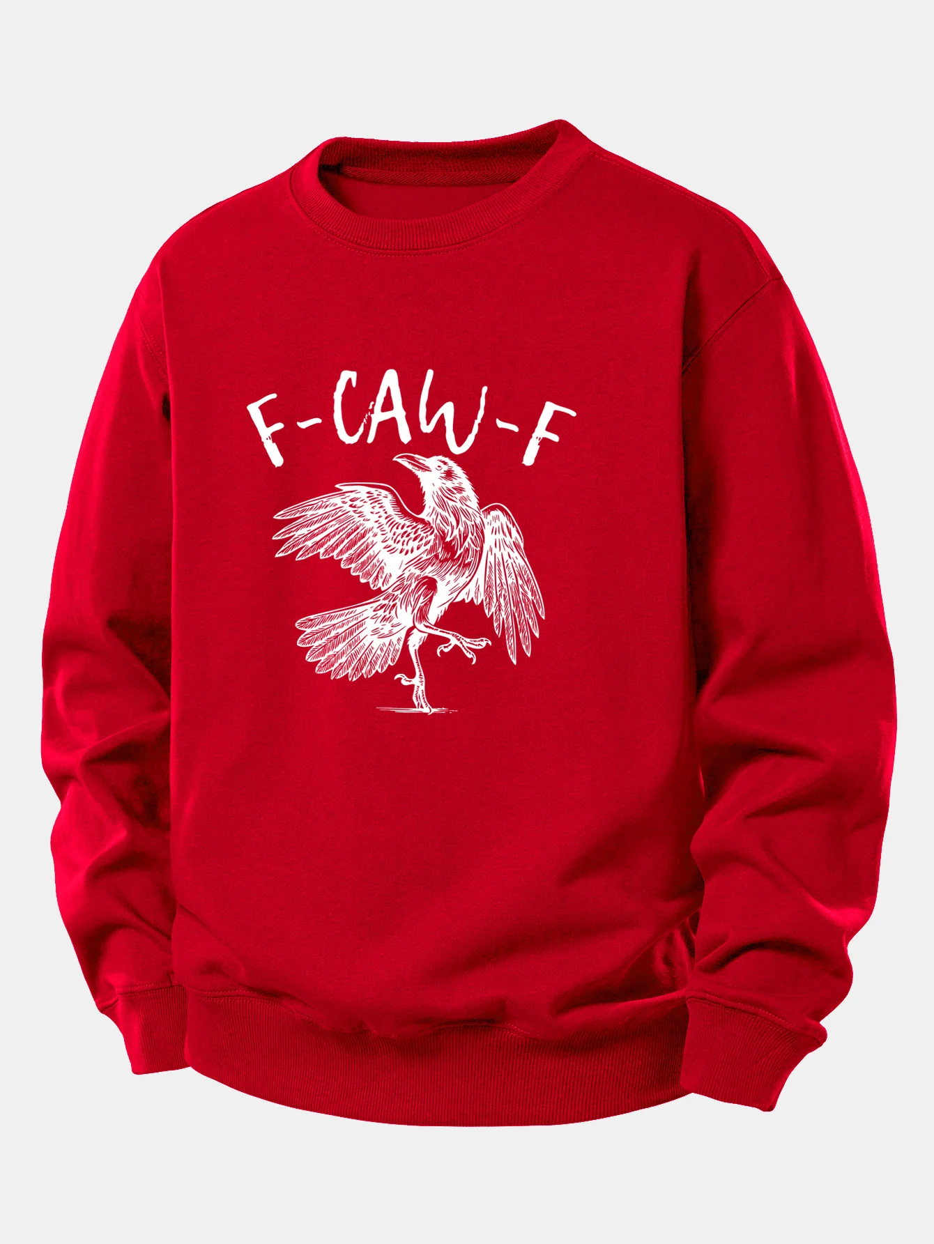 Sweatshirt mit Krähenmuster und lockerem Schnitt - Image 10