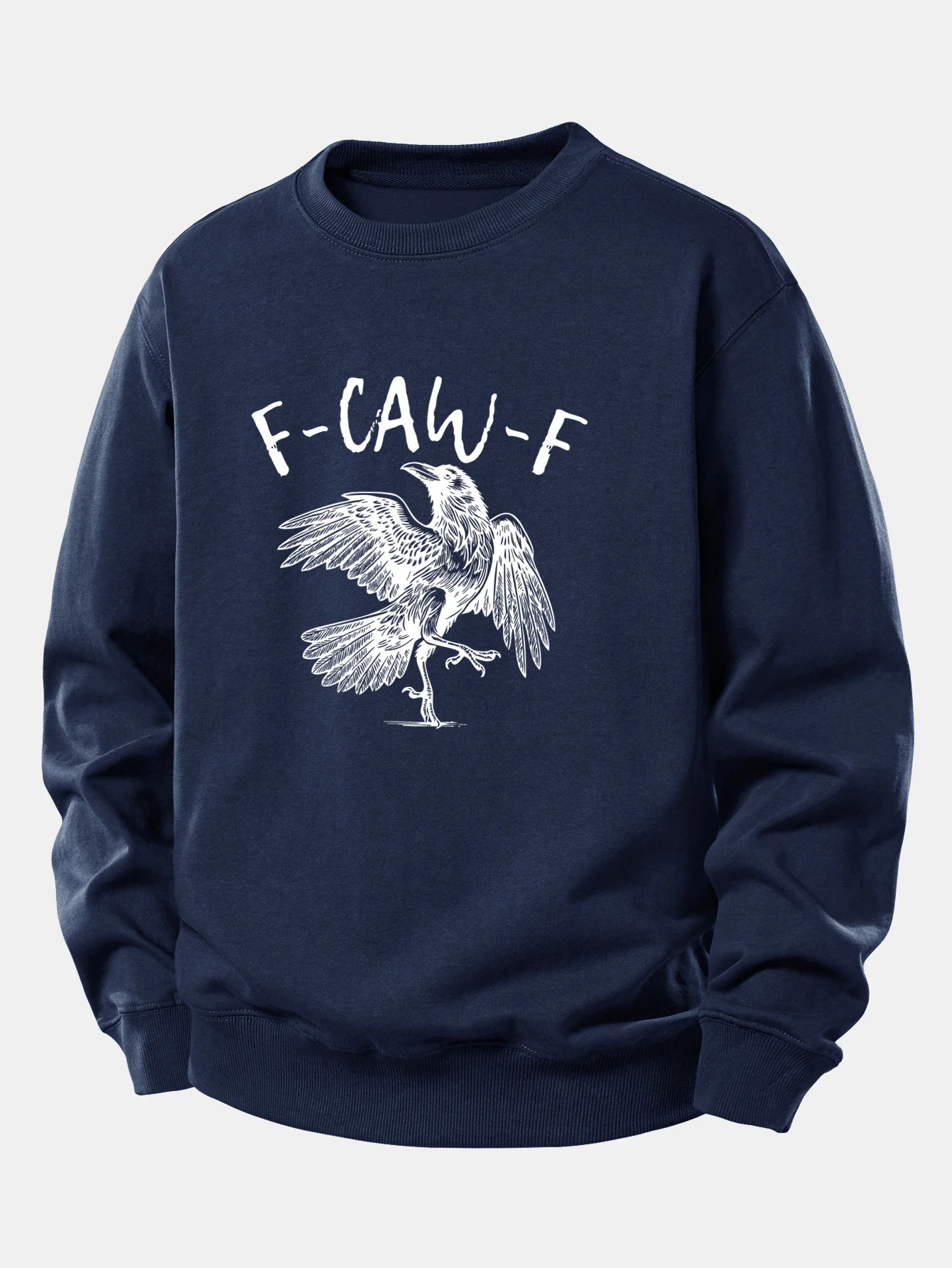 Sweatshirt mit Krähenmuster und lockerem Schnitt - Image 6
