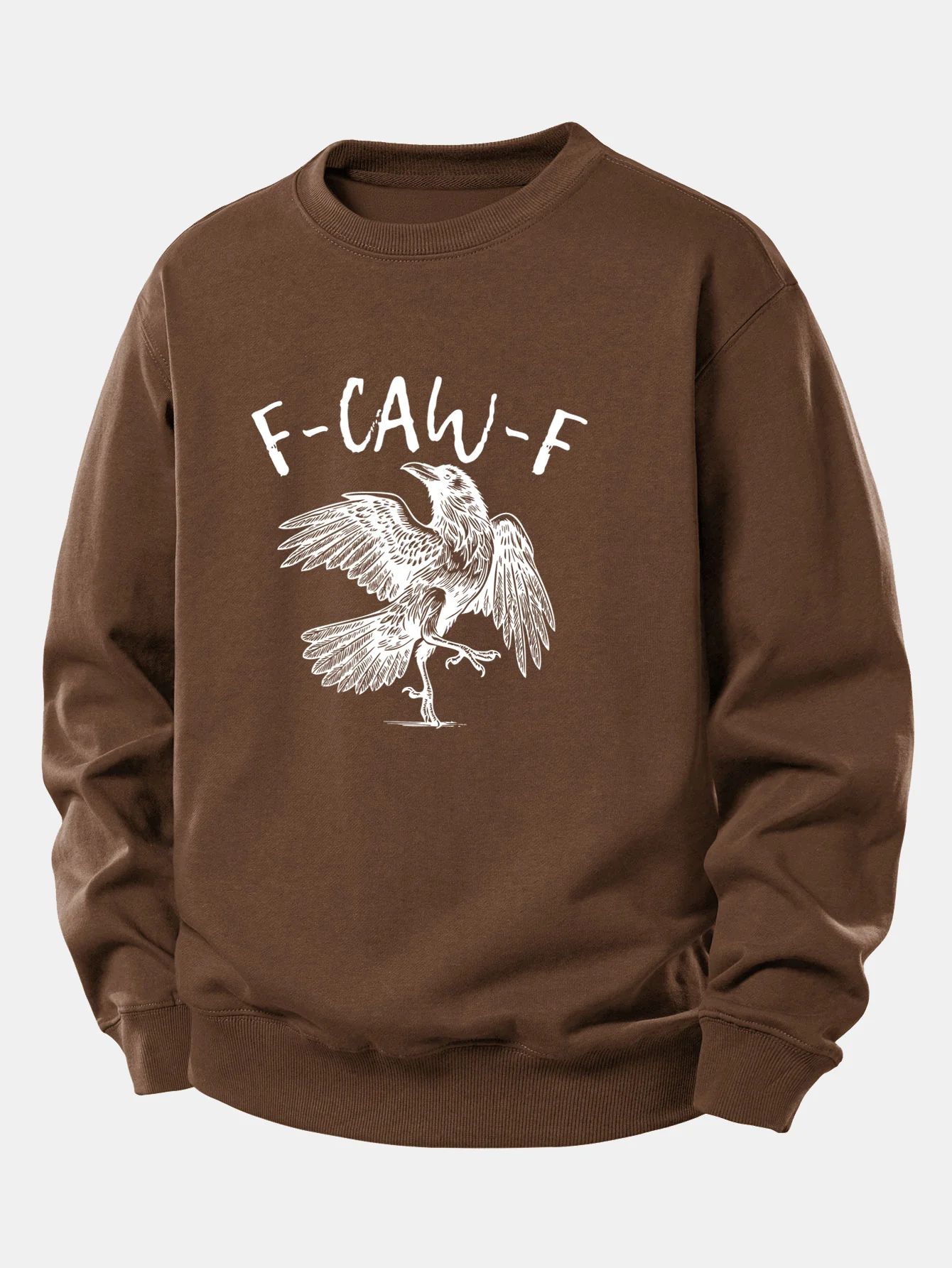 Sweatshirt mit Krähenmuster und lockerem Schnitt - Image 8