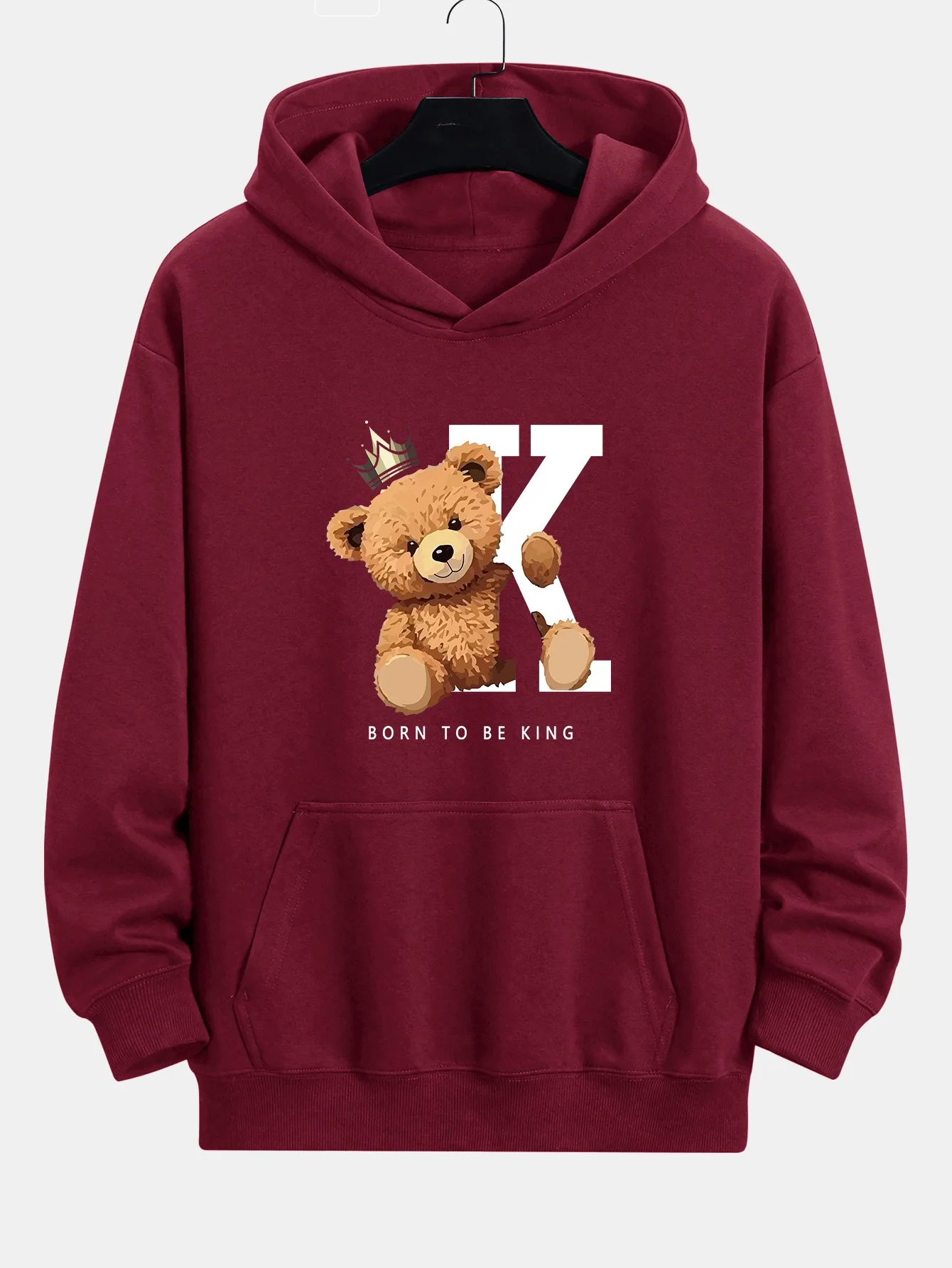 Crown King Bärenprint Relaxed Fit Hoodie - Image 7