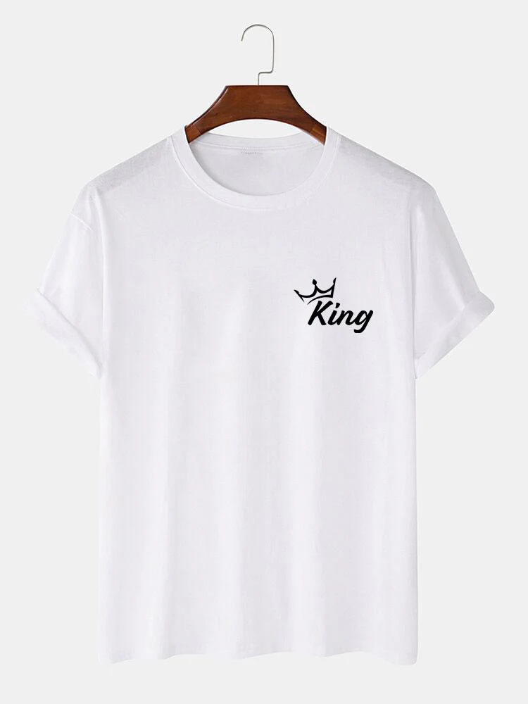 Crown King Druck T-Shirt - Image 2