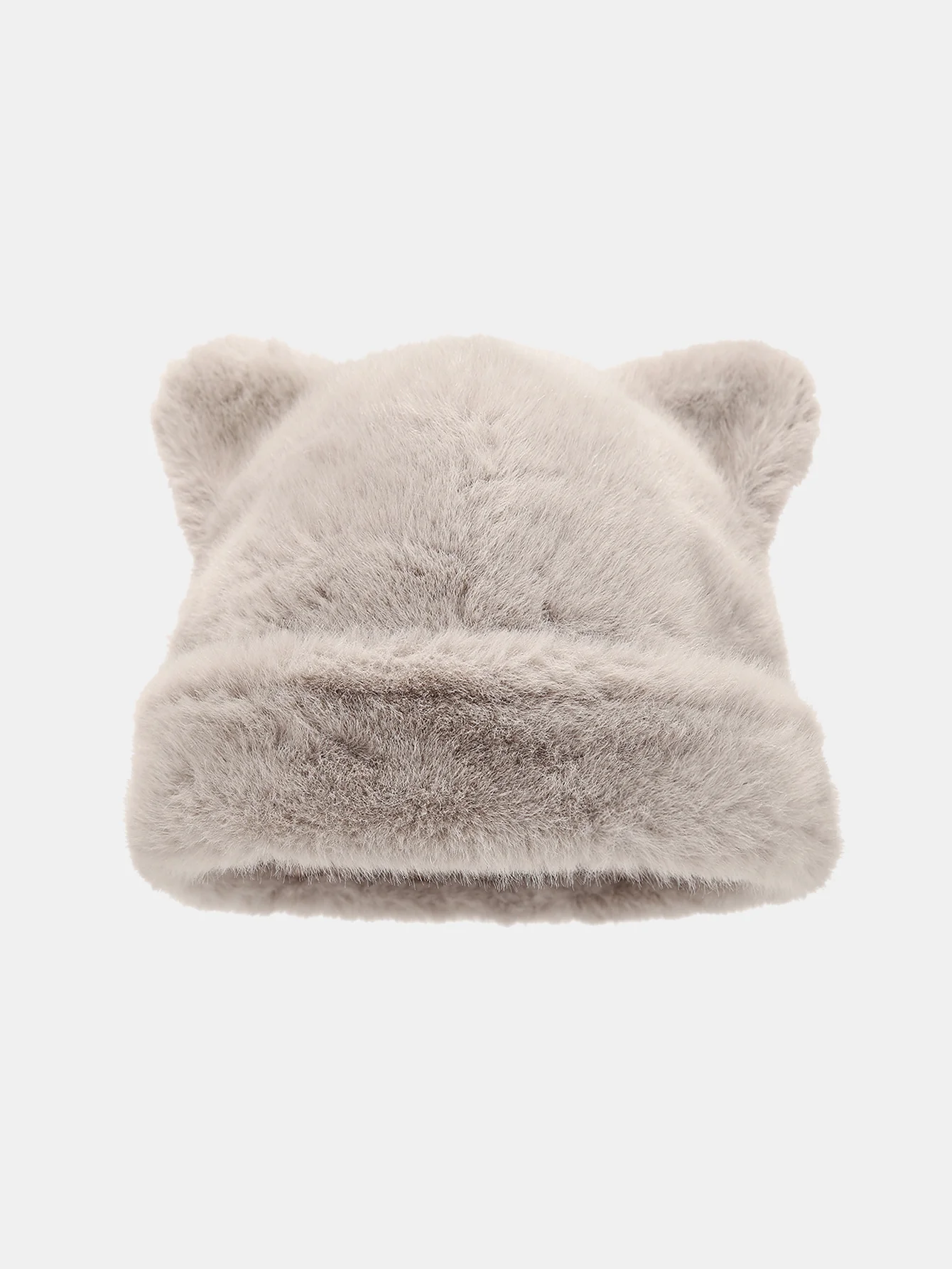 Cute Bear Ear Shape Warm Knitted Hat - Image 5