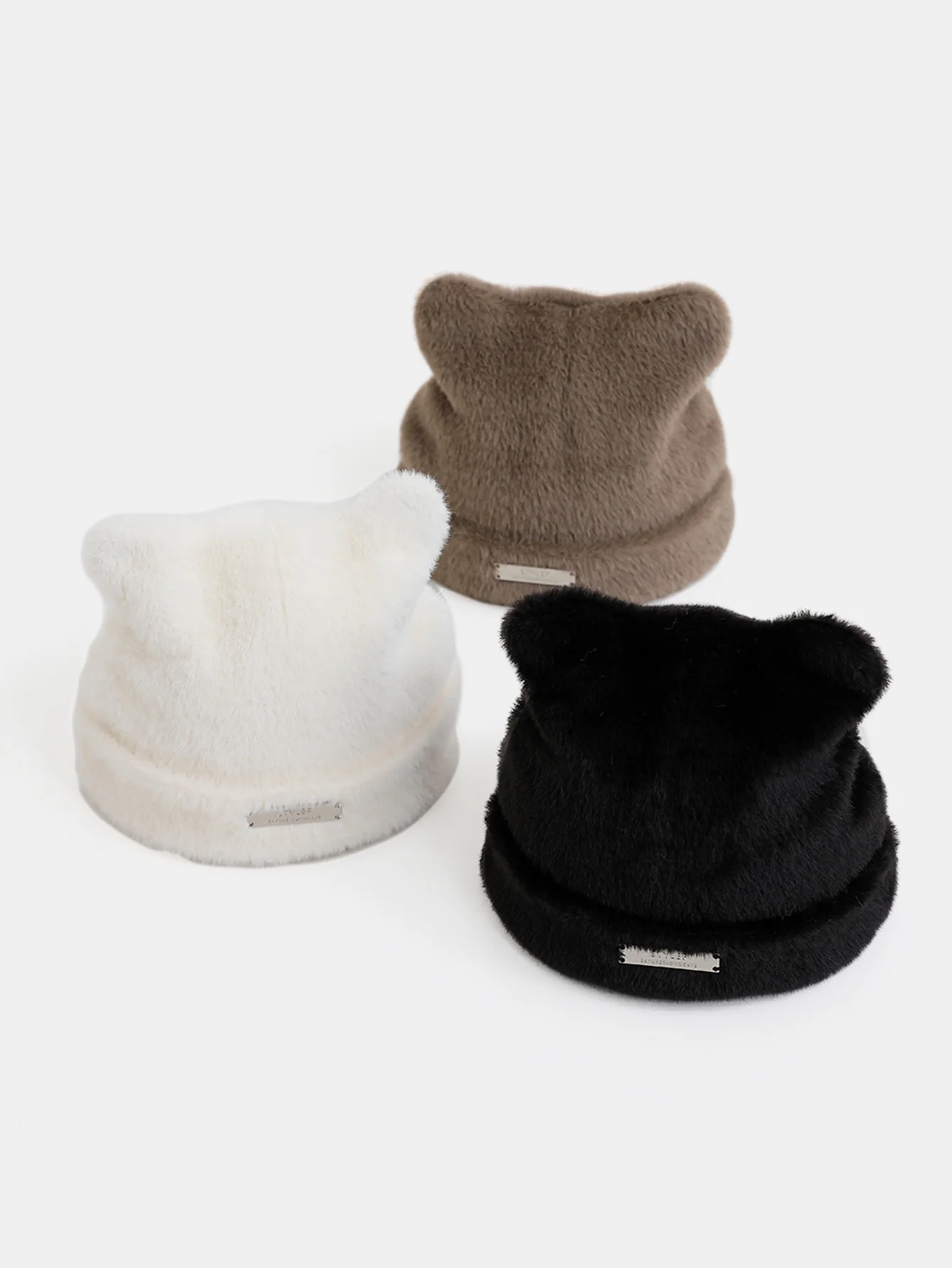 Cute Bear Ear Shape Warm Knitted Hat - Image 7