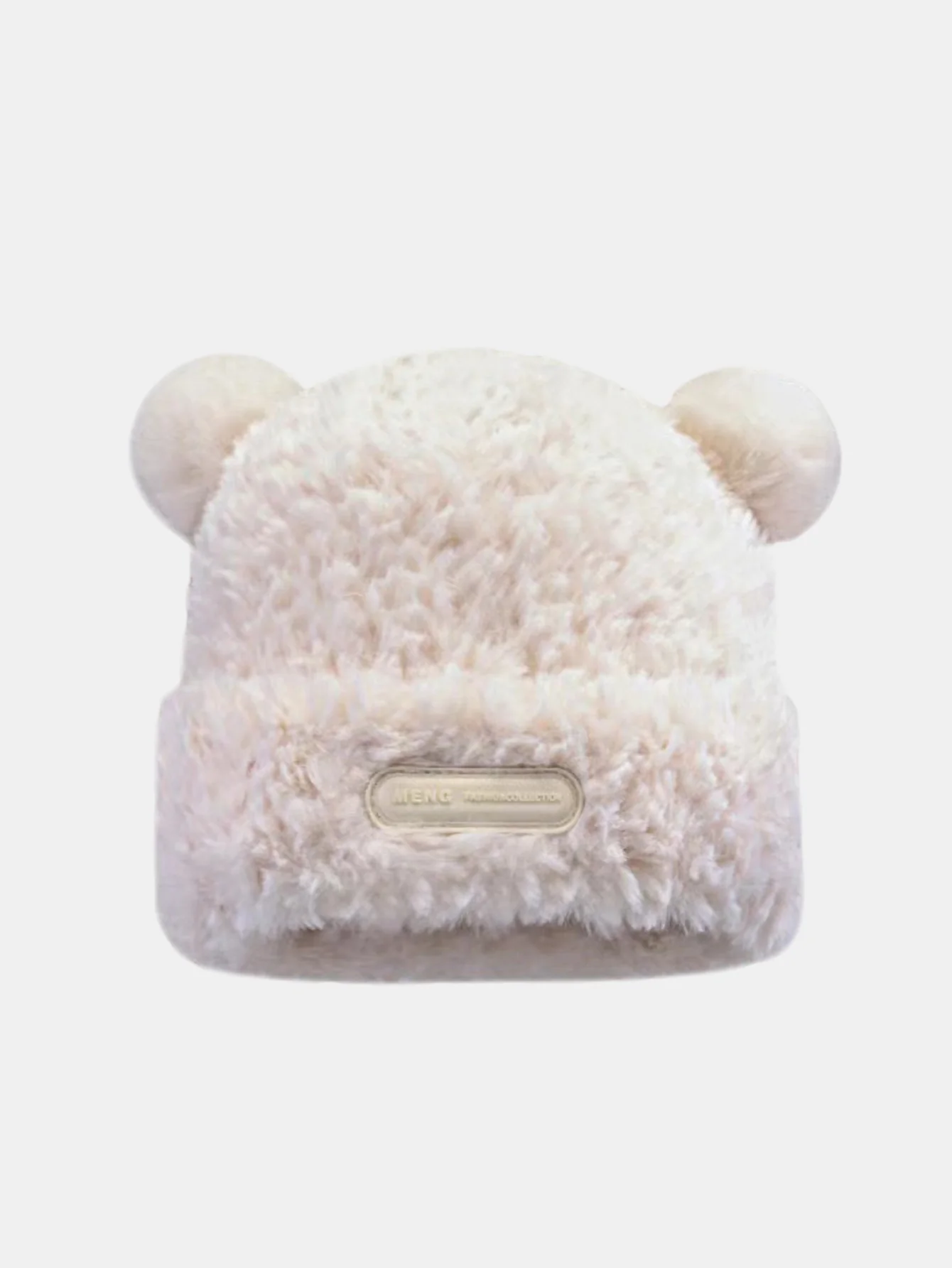 Cute Bear Ear Shape Warm Knitted Hat - Image 2