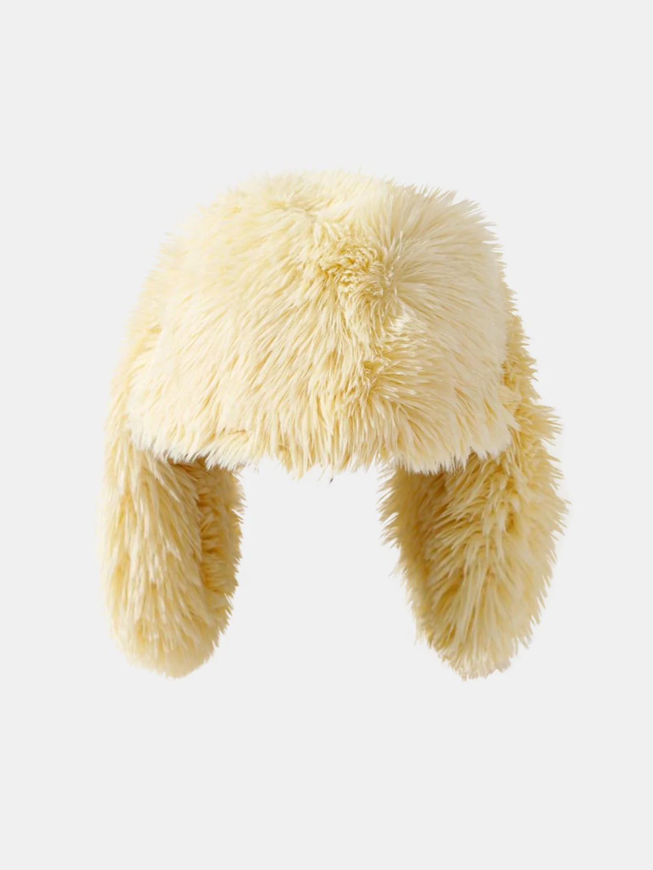 Cute Cartoon Rabbit Ear Decor Soft Furry Warm Plush Hat With Fun Designer - Image 4