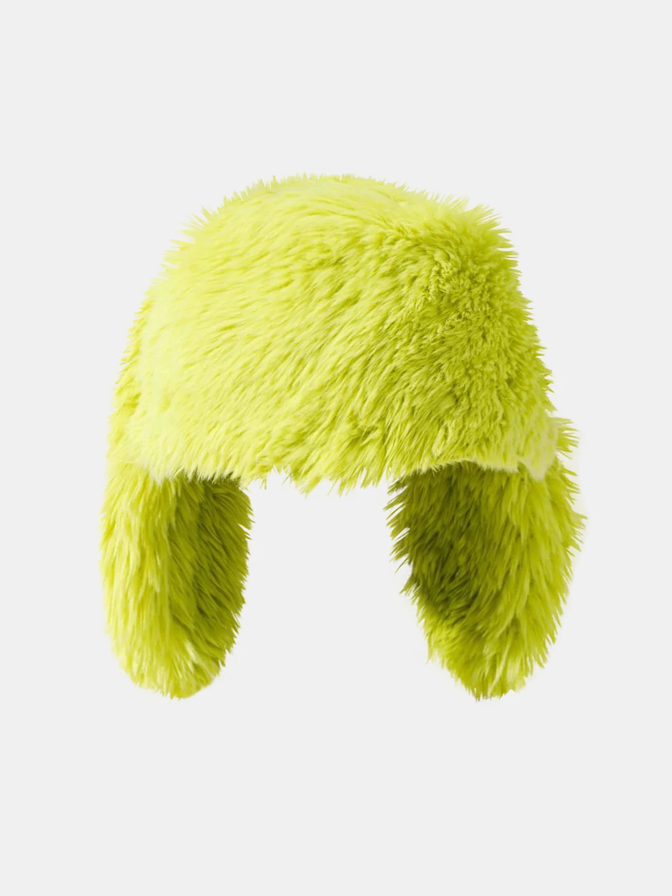 Cute Cartoon Rabbit Ear Decor Soft Furry Warm Plush Hat With Fun Designer - Image 6
