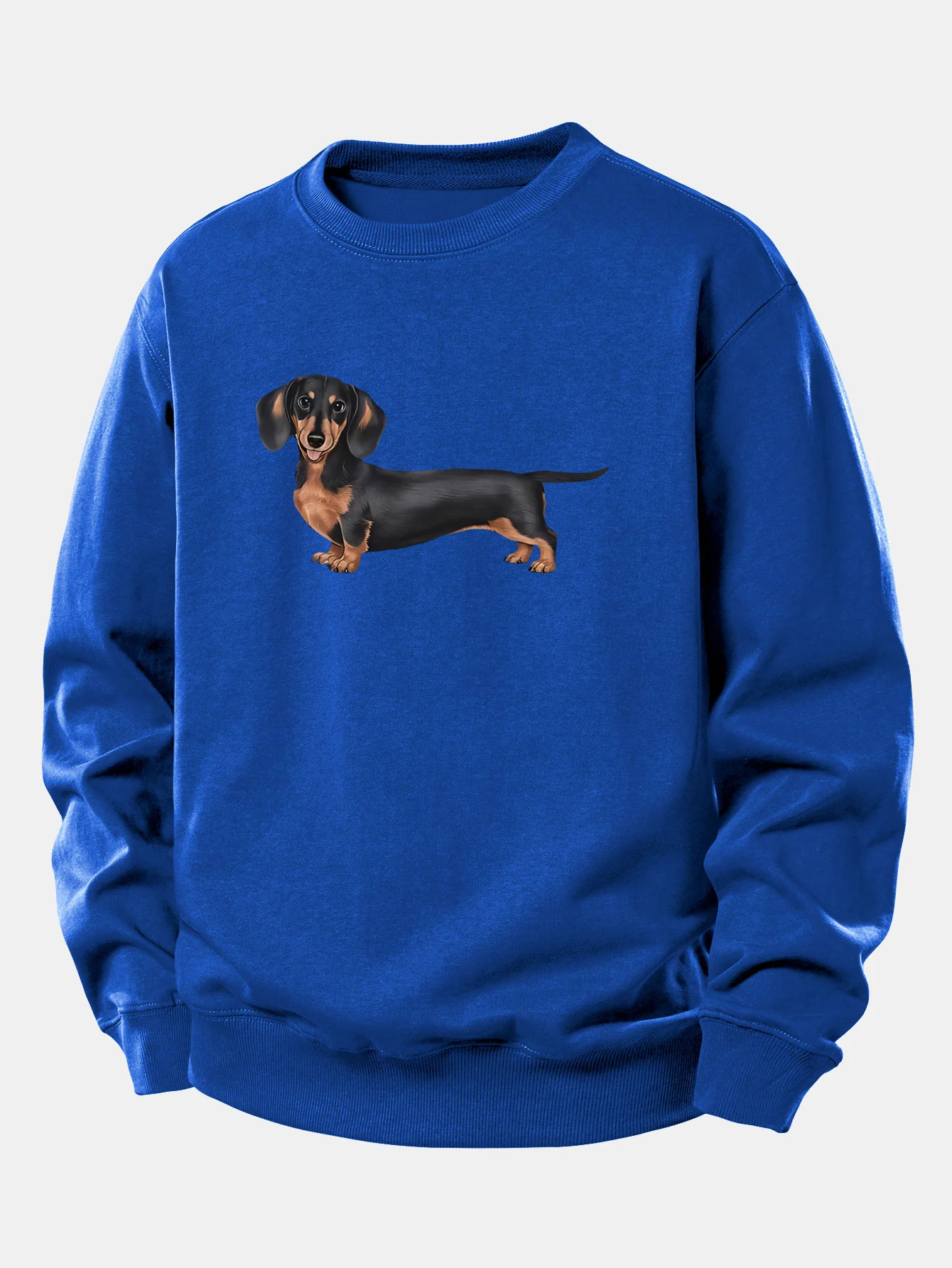 Dachshund Print Relax Fit Sweatshirt - Image 11