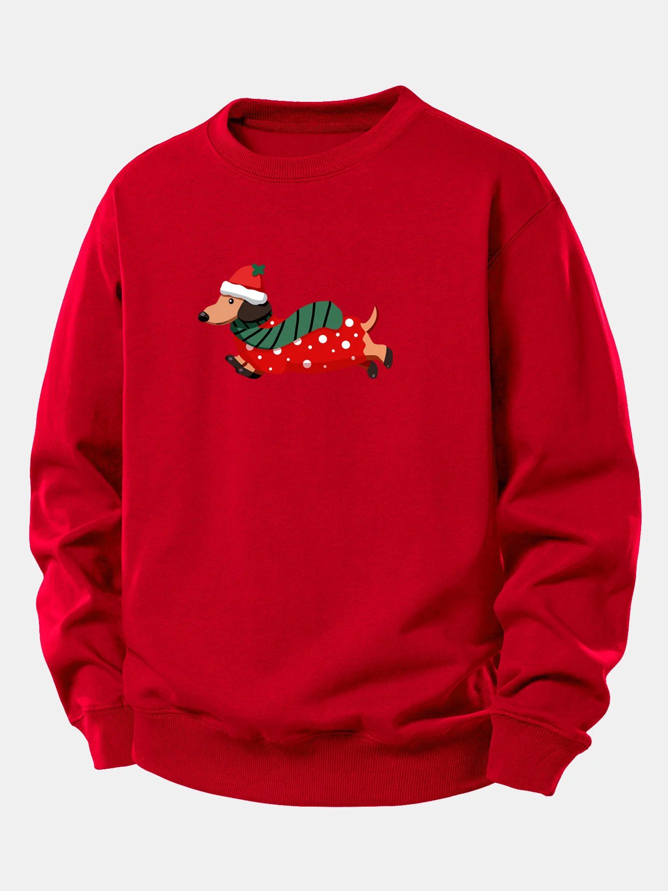 Dachshund Print Relax Fit Sweatshirt - Image 10