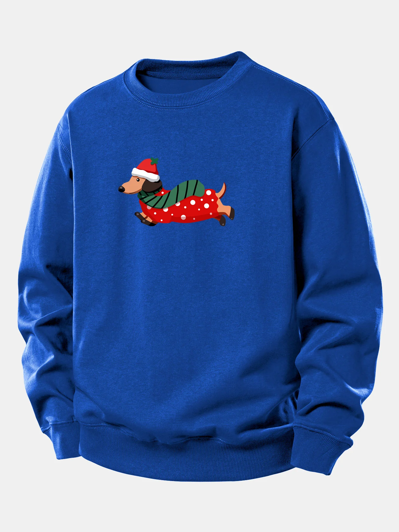 Dachshund Print Relax Fit Sweatshirt - Image 11