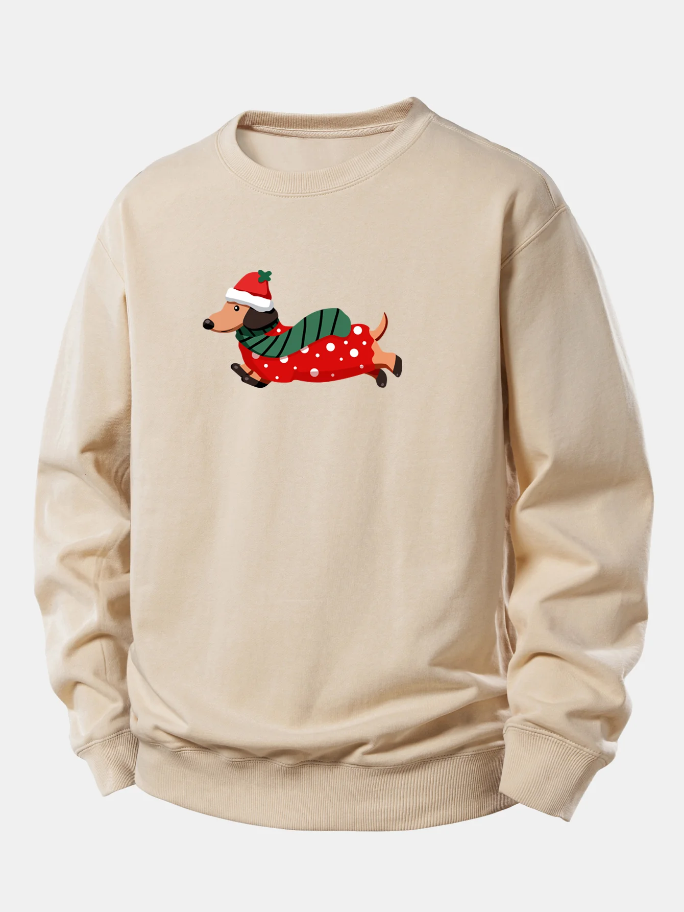 Dachshund Print Relax Fit Sweatshirt - Image 2