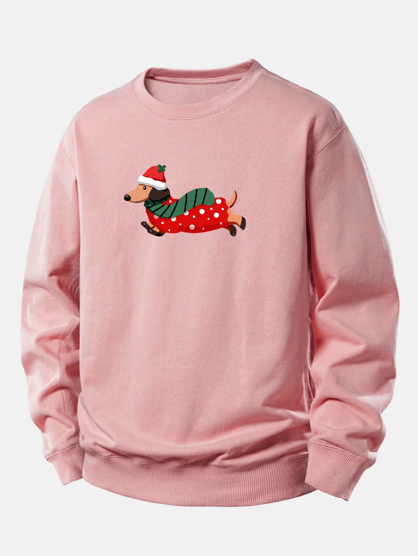 Dachshund Print Relax Fit Sweatshirt - Image 3