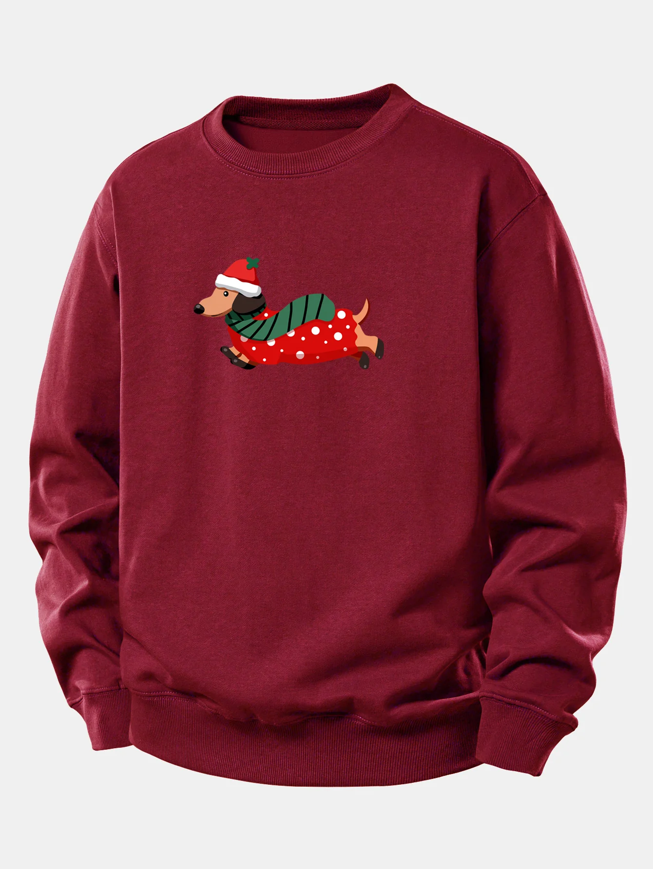 Dachshund Print Relax Fit Sweatshirt - Image 8