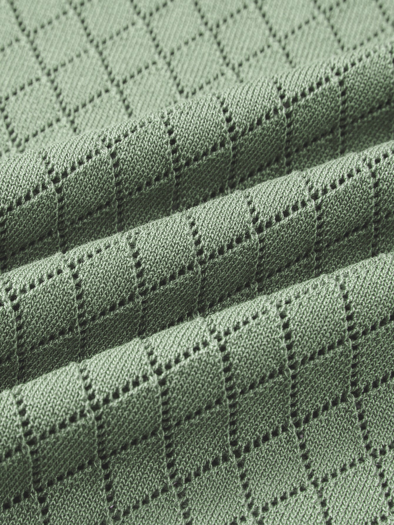 Diamond Open Knit T-Shirt - Image 10