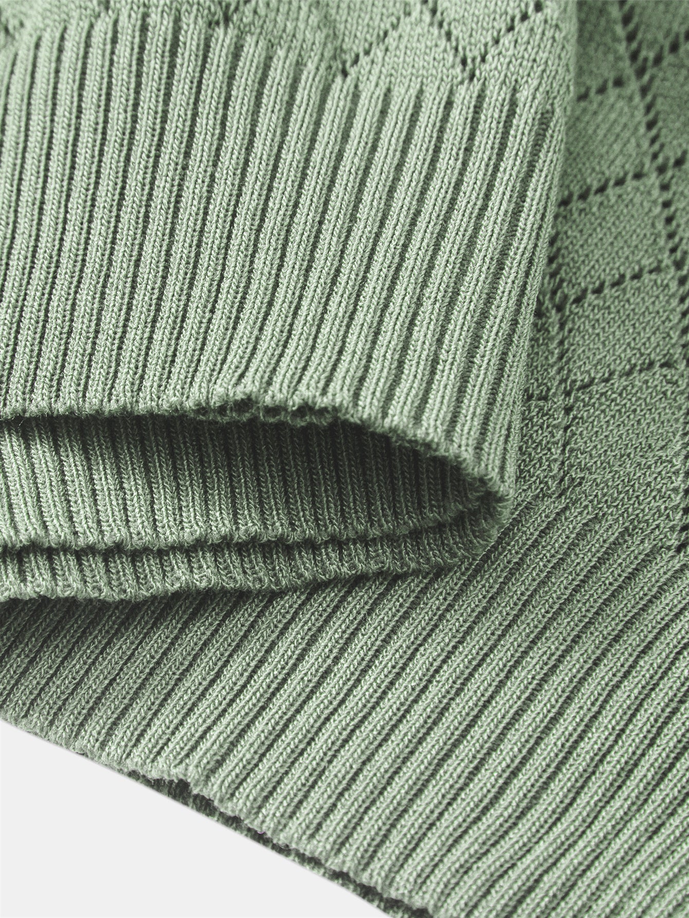 Diamond Open Knit T-Shirt - Image 11