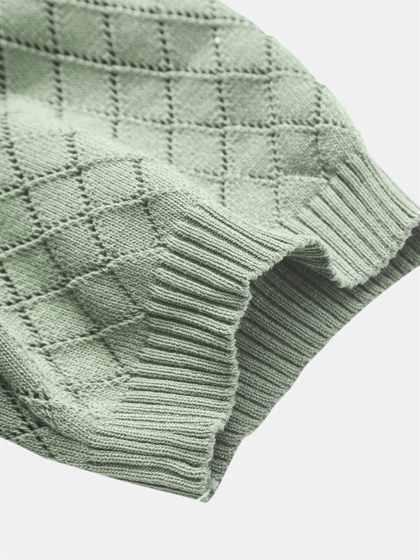Diamond Open Knit T-Shirt - Image 12