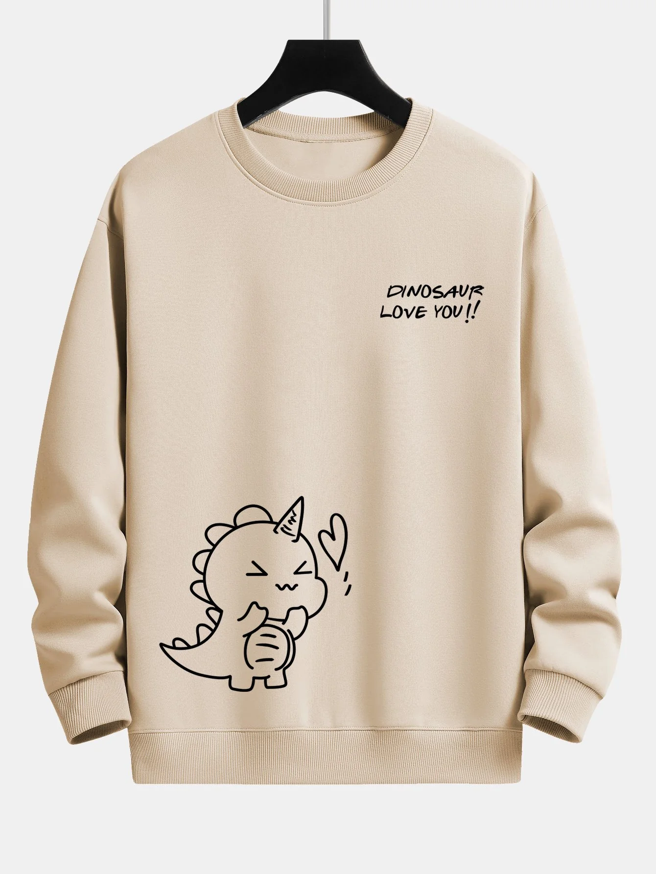 Dinosaurier Liebe Dich Relax Fit Sweatshirt - Image 4